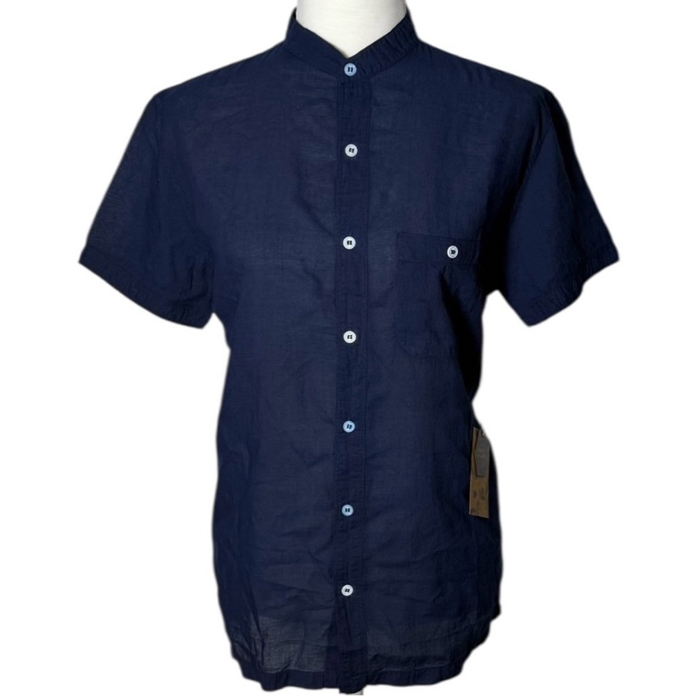 Industry Of All Nations Natural Indigo 12 Dips SS Organic Indian Dyed Cotton NWT